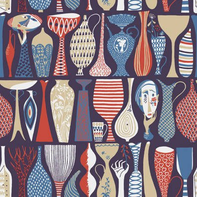 Tapeta Boras Tapeter Scandinavian Designers II - Pottery 1760