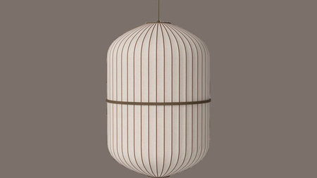 Lampa wisząca Bolia Lucén Pendant - cylinder Ø62 x H92 cm, dark oiled oak