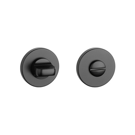 Rozeta APRILE R SLIM 7MM BK - czarny matowy WC 4X4