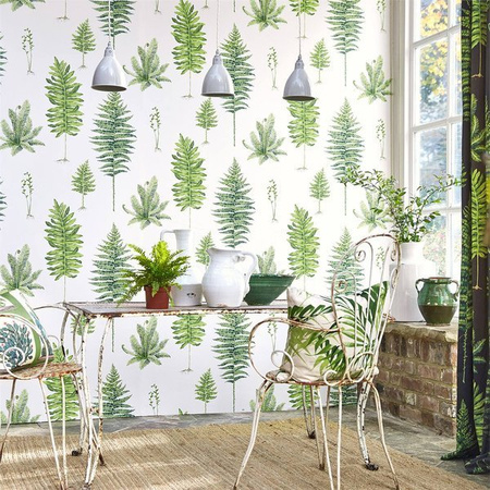 Tapeta Sanderson Glasshouse - Fernery 216633