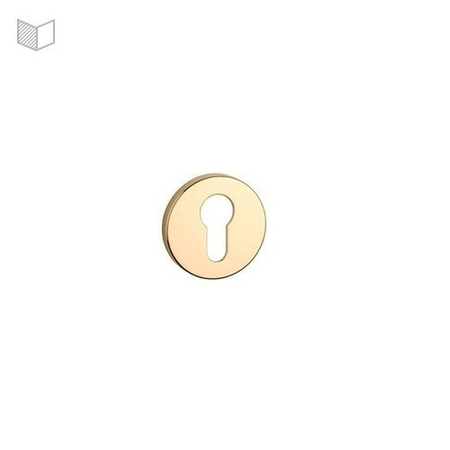 Rozeta APRILE R SUPER SLIM 5MM LG - złoty polerowany PZ