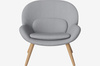 Fotel Bolia Philippa armchair Linea - light grey