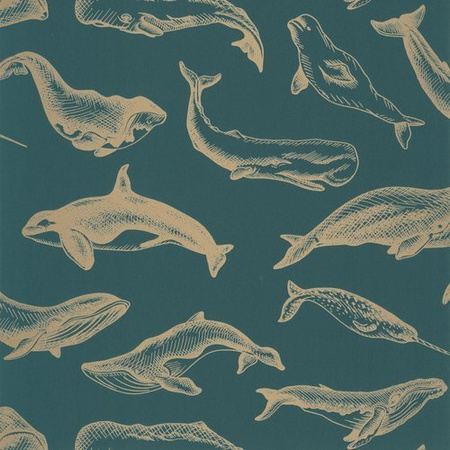 Tapeta Caselio Sea You Soon - Whale Done 102796203
