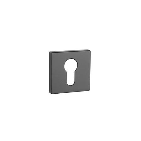 Rozeta APRILE Q SLIM 7MM BLACK - czarny matowy PZ