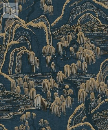 Tapeta Boras Tapeter Eastern Simplicity - Indigo Garden 3132