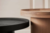 Stolik kawowy Bolia Plateau Coffee Table - Ø61cm - czarny dąb 