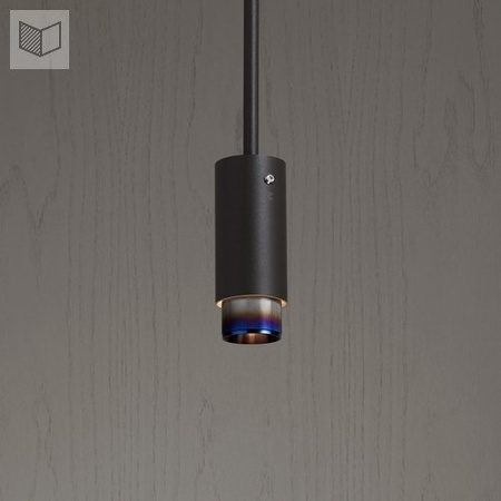 Lampa wisząca Buster + Punch Exhaust linear grafit/stalowy palony
