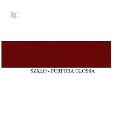 Wstawka M&T do klamek Maximal - szkło purpura glossa