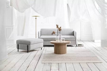 Stolik kawowy Bolia Plateau Coffee Table - Ø61cm - czarny dąb 