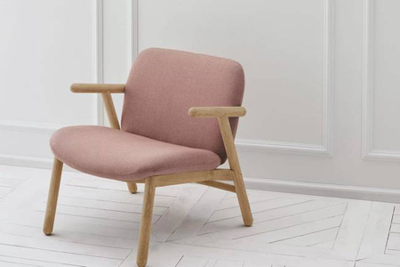 Fotel Bolia Cosh armchair z niskim oparciem London - dust blue