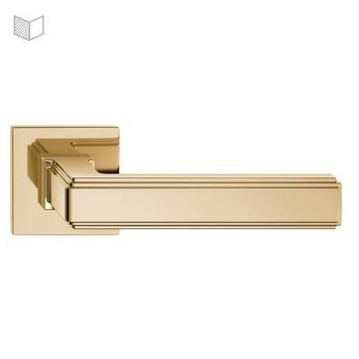 Klamka Corona Royal Slim Q, mosiądz połysk