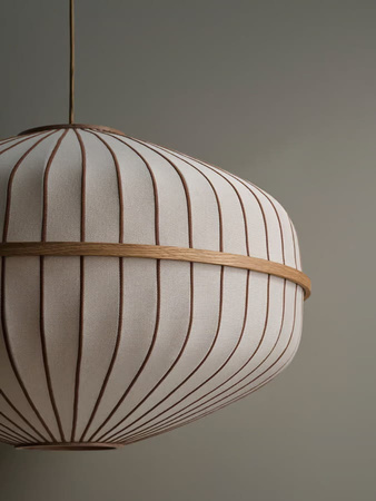 Lampa wisząca Bolia Lucén Pendant - Ellipse Ø60 x H39 cm, oiled oak