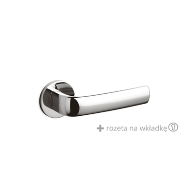 Klamka Olivari Diva chrom + rozeta na wkładkę
