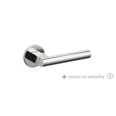 Klamka Olivari Euclide chrom + rozeta na wkładkę