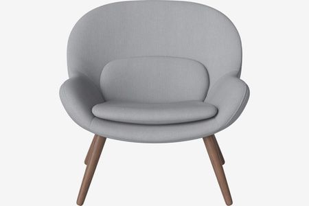 Fotel Bolia Philippa armchair Linea - light grey