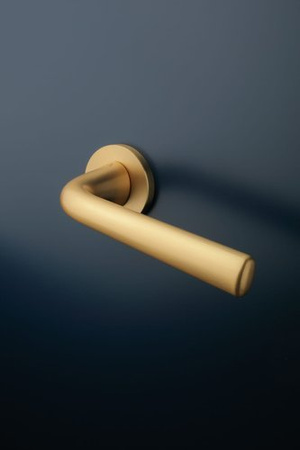 Klamka Aprile Tulipa Slim 7mm - złoty mat
