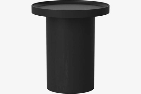 Stolik kawowy Bolia Plateau Coffee Table - Ø48cm - czarny dąb 