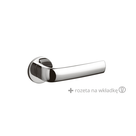 Klamka Olivari Diva chrom + rozeta na wkładkę