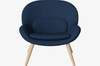 Fotel Bolia Philippa armchair Linea - blue