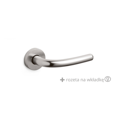 Klamka Olivari Tizianella stal nierdzewna + rozeta na wkładkę