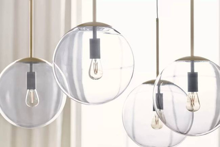 Lampa wisząca Bolia Orb 15cm - szary