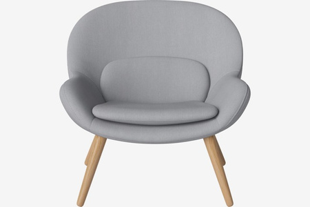 Fotel Bolia Philippa armchair Linea - light grey