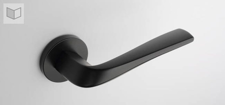 Klamka Aprile Dalia Slim 7mm - czarna