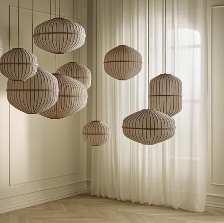 Lampa wisząca Bolia Lucén Pendant - cylinder Ø28 x H37,5 cm, oiled oak