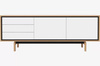 Komoda Bolia Floow sideboard - biały/dąb