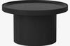 Stolik kawowy Bolia Plateau Coffee Table - Ø61cm - czarny dąb 