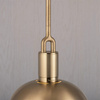 Lampa wisząca Buster+Punch Forked Pendant Shade Globe Smoked Medium złoty/przydymiony