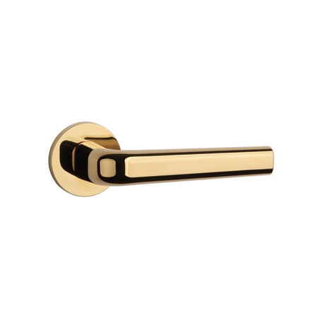 Klamka Aprile Inula Slim R 7mm - złoty polerowany PVD