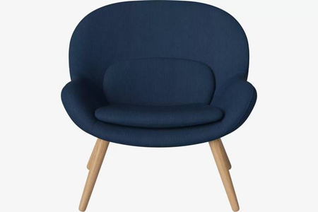 Fotel Bolia Philippa armchair Linea - blue