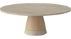 Stolik kawowy Bolia Piro Coffee Table Ø90cm dąb bielony / trawertyn