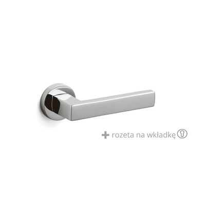 Klamka Olivari Planet chrom + rozeta na wkładkę