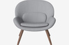 Fotel Bolia Philippa armchair Linea - light grey