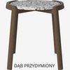 Stolik kawowy Bolia Mix Coffee table Ø46cm - biały terazzo
