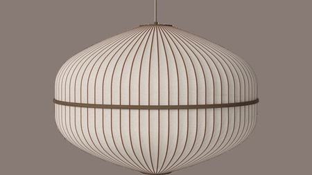Lampa wisząca Bolia Lucén Pendant - Ellipse Ø90 x H66 cm, dark oiled oak