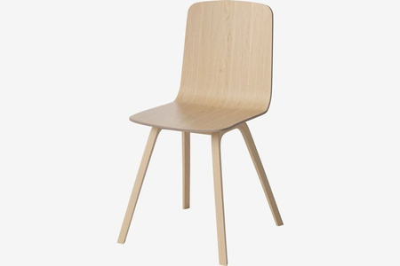 Krzesło Bolia Palm veneer dining chair - dąb bielony olejowany