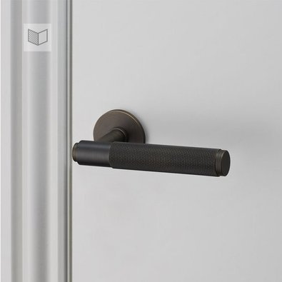 Klamka Buster+Punch Lever Handle Cross - brązowa