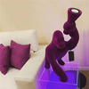 Lampa QeeBoo Kong VELVET XS fioletowy