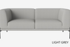 Sofa Bolia Caisa 2-osobowa Ascot ivory
