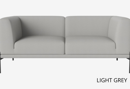 Sofa Bolia Caisa 2-osobowa Ascot grey