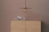 Komoda Bolia New Mood highboard - zielony/dąb bielony