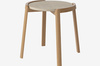 Stolik kawowy Bolia Mix Coffee table Ø46cm - beżowy travertine
