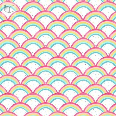 Tapeta Harlequin Book of Little Treasures - Rainbow Brights 112645