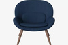 Fotel Bolia Philippa armchair Linea - blue