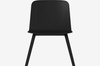 Krzesło Bolia Palm veneer lounge chair - dąb czarny