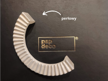 Uchwyt Pap Deco Rondo Art 0,5 S powłoka galwaniczna 24k złoto