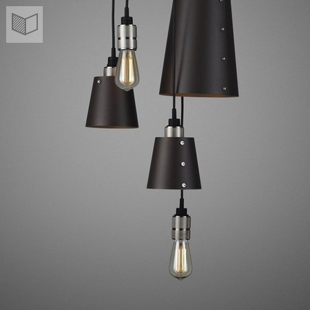 Lampa wisząca Buster + Punch Hooked 6.0 Mix grafitowa/srebrna